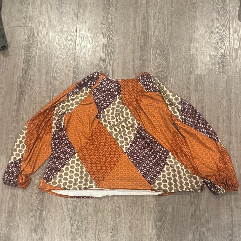 Cato Multicolor Patterned Blouse - image 3